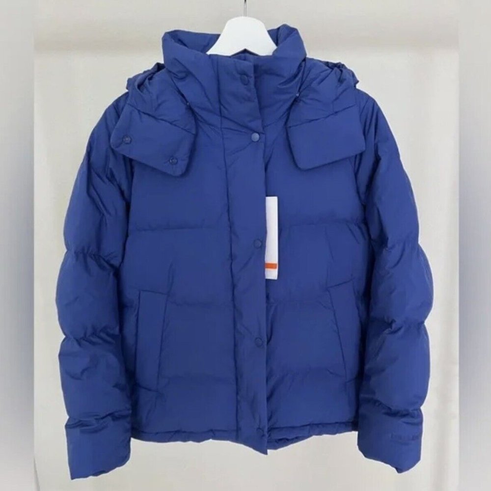 lululemon wunder puff cropped jacket Size 4 Color: Psychic